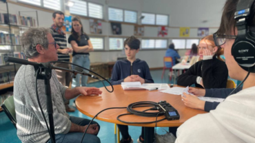 Les collégiens collectent en Occitan